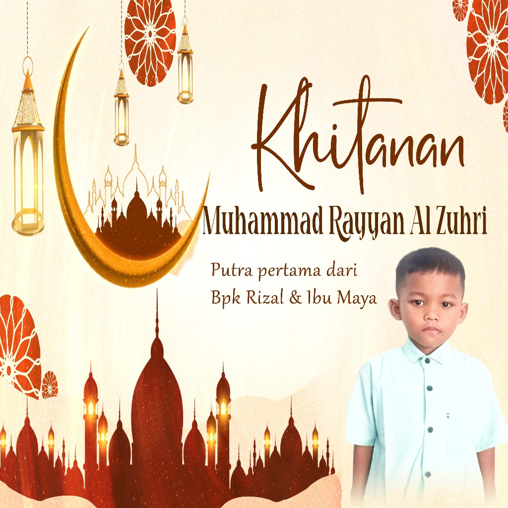 SPANDUK 2 x 2 Meter Sepanduk khitan Spanduk acara spanduk jualan spanduk dagang sepanduk warung toko