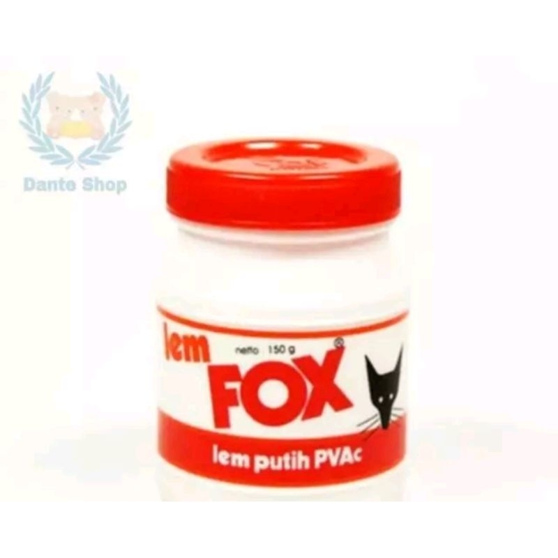 

lem fox putih 150 lem putih fox pvac 150 gr fox lem pvac gram glue
