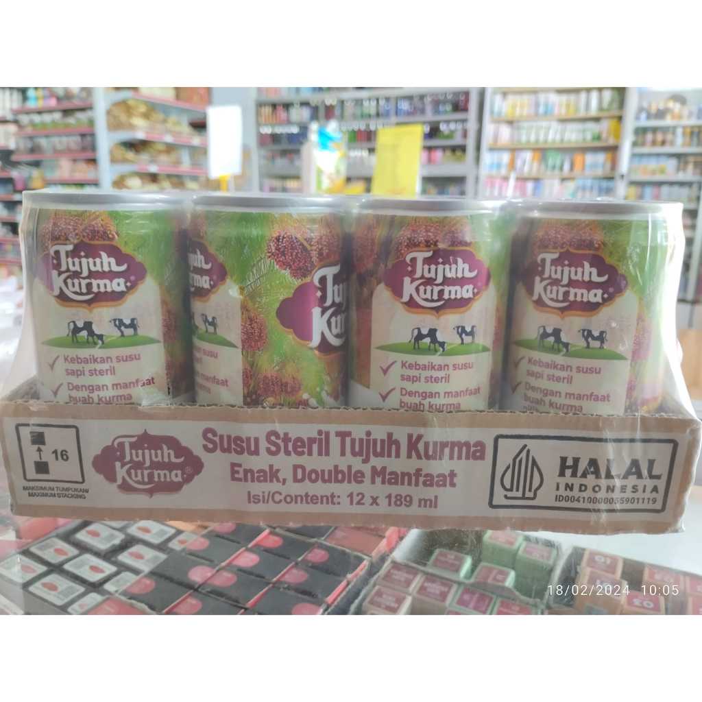 

7 Kurma Tujuh Kurma Susu Steril 1 Dus 12 pcs/Kaleng Mayora