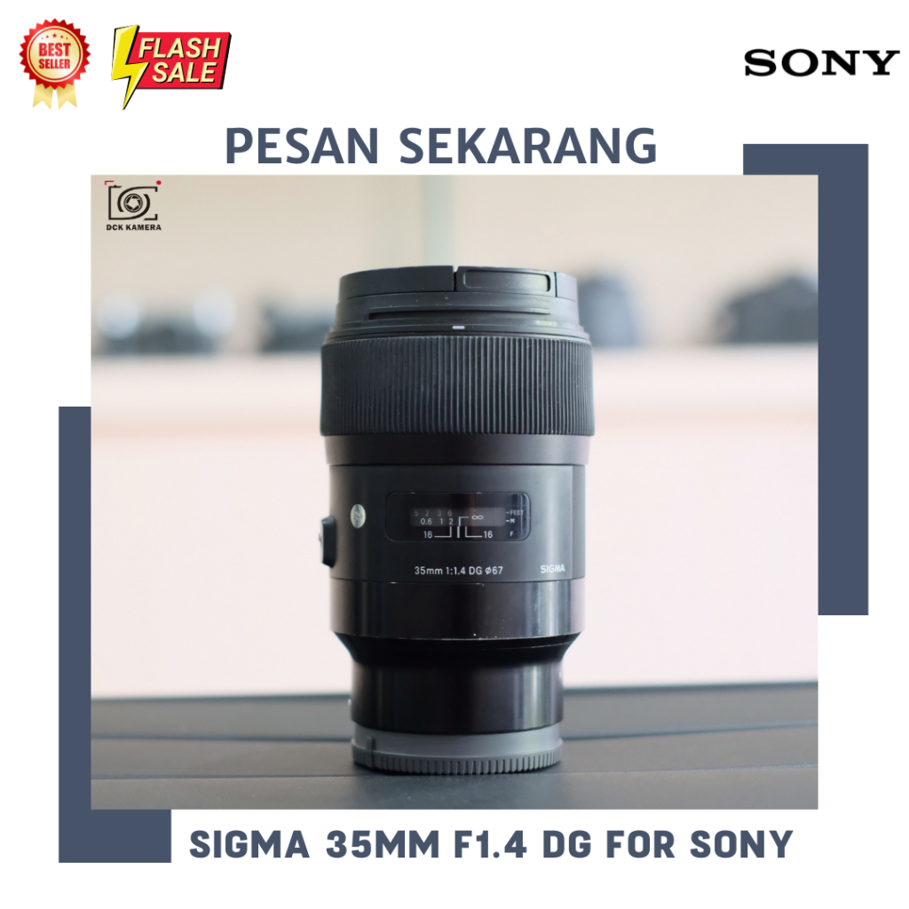 LENSA SIGMA SONY 35MM DG F1.4