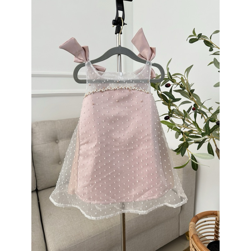 [Preloved] Dress Pesta Anak brand Pettycoat warna Nude