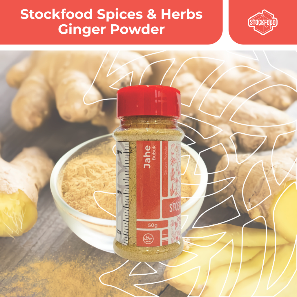 

Ginger Powder / Jahe Bubuk - Stockfood Spices & Herbs Bottle Pack