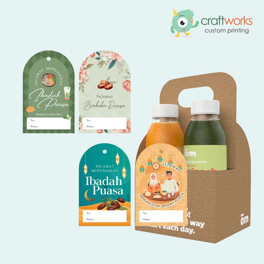 

TAG BERBUKA PUASA / EID MUBARAK HAMPERS/SOUVENIR/HANG TAG