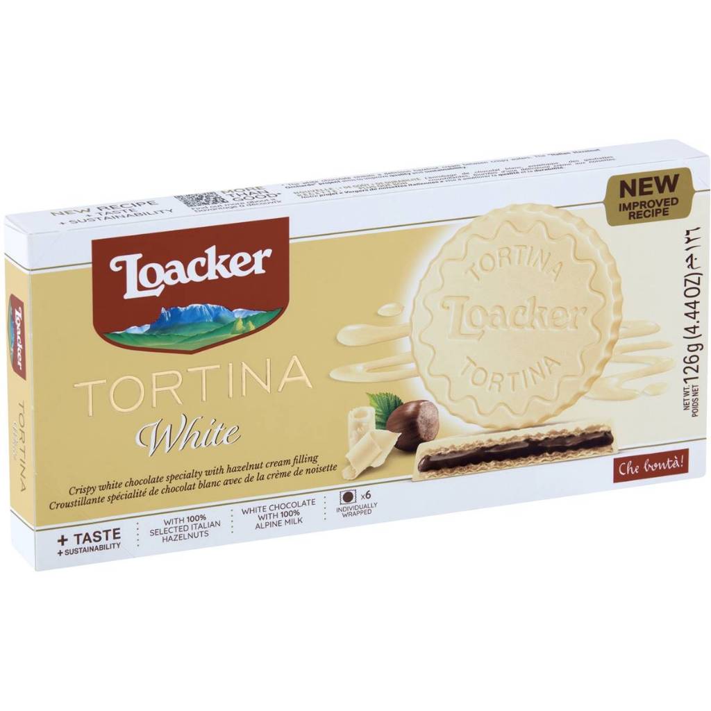 

Loacker Wafers White Tortina 126g Australia