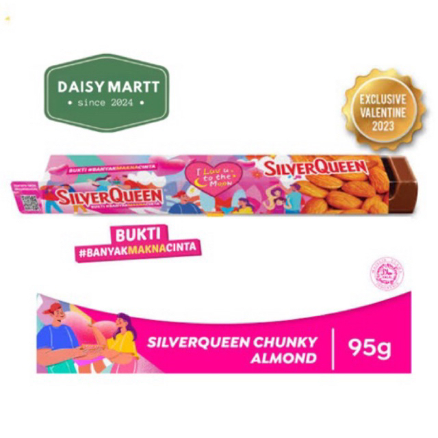

Silverqueen Chunky Bar 95gr - edisi valentine
