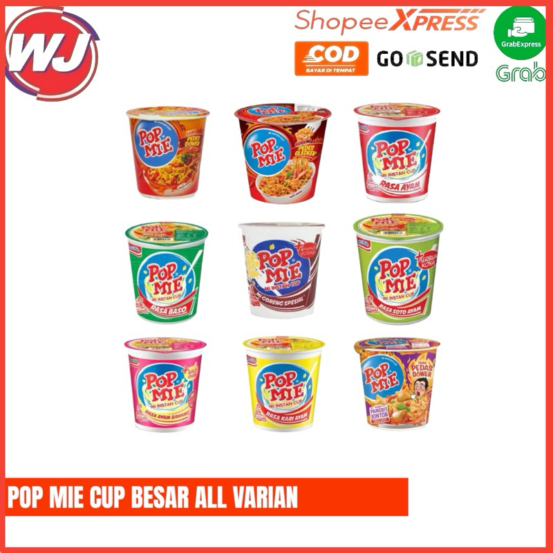 

POP MIE CUP BESAR ALL VARIAN RASA