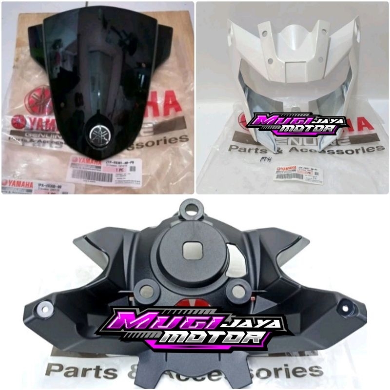 BATOK LAMPU DEPAN SET NEW VIXION NVA PUTIH ORIGINAL YAMAHA (4pcs)