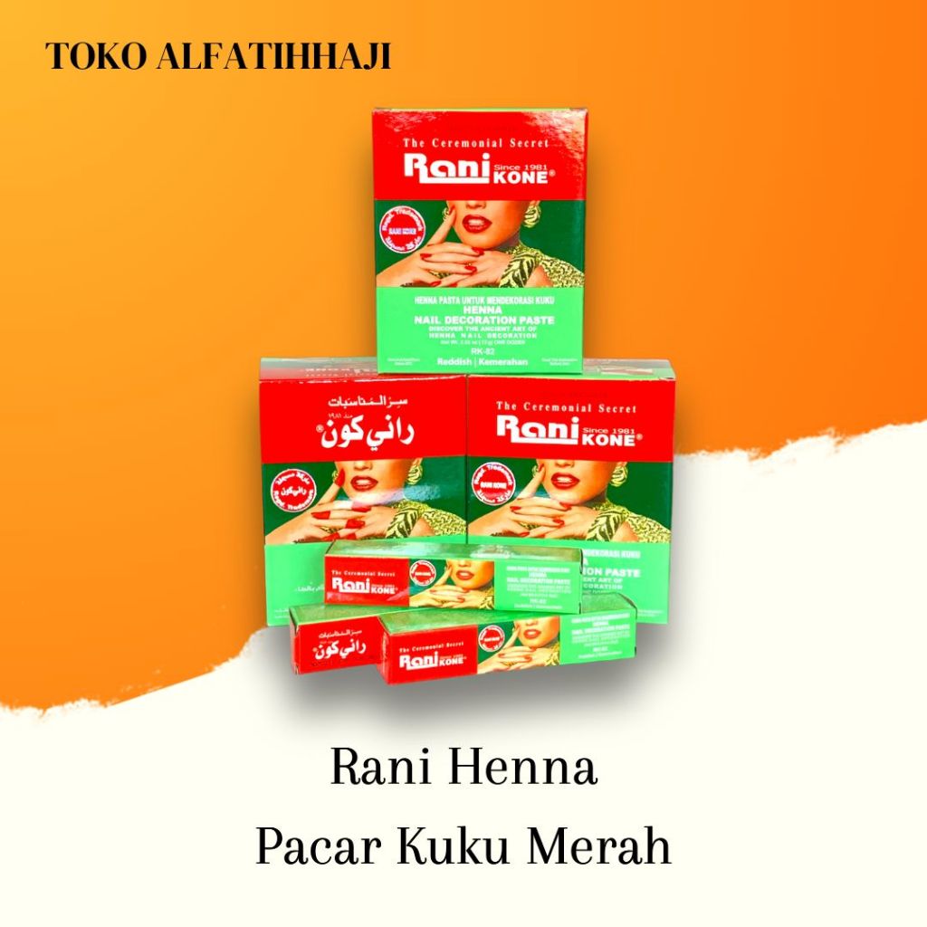 Henna Rani Kuku Warna Merah / Rani Kone Nail