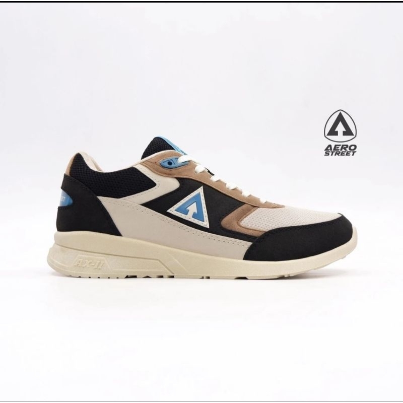 aerostreet 37-44 osaka krem biru sneaker kasual sport