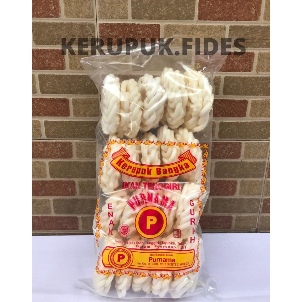 

BEST SELLER KERUPUK BANGKA PURNAMA IKAN TENGGIRI Isi 2 Pcs Gurih Enak Mantapp