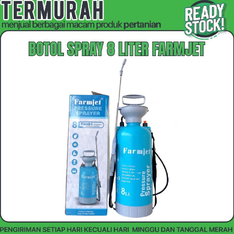 DISKON POMPA SPRAYER 8 LITER FARMJET BIRUPOMPA SPRAYER 8 LITER FARMJET BIRU