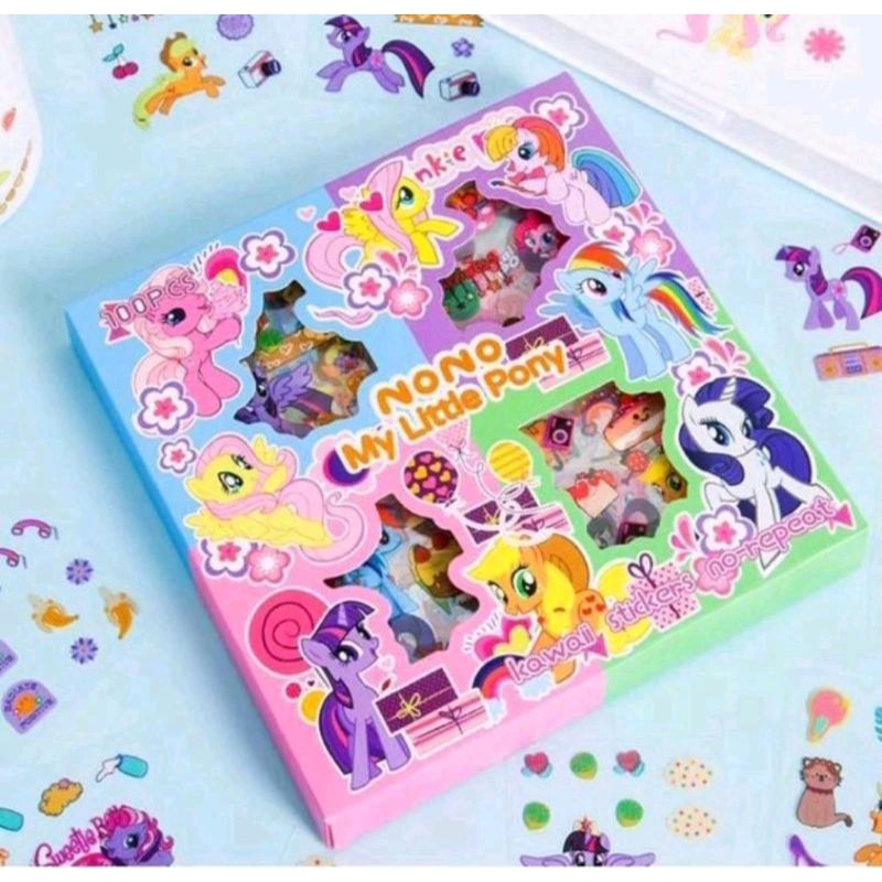 

100pcs stiker little Pony murah / stiker kuda pony / hampers ultah / kado ultah anak