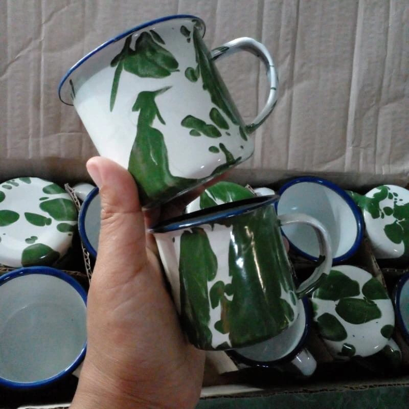 FREE PACKING CANGKIR LURIK MINI 6 cm / MUG BLIRIK ANTI PECAH