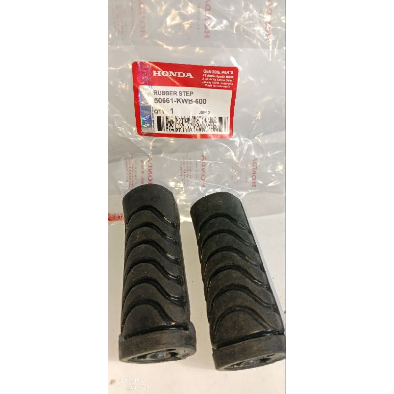 rubber step/karet pijakan kaki honda blade (kwb) 50661kwb600