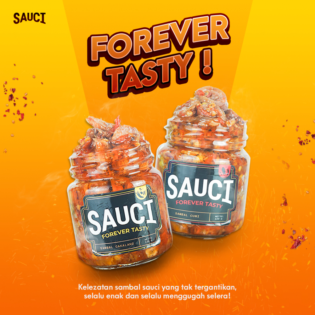 

SAUCI Sambal Cakalang / Sambel Cumi Cumi Pedas Enak - 1 Pcs - 100 Gram per Pcs