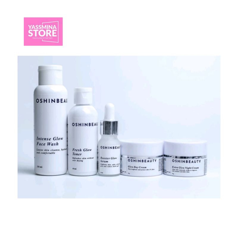 Oshin beauty paket glow complete Facial wash 100ml | Oshin beauty surabaya