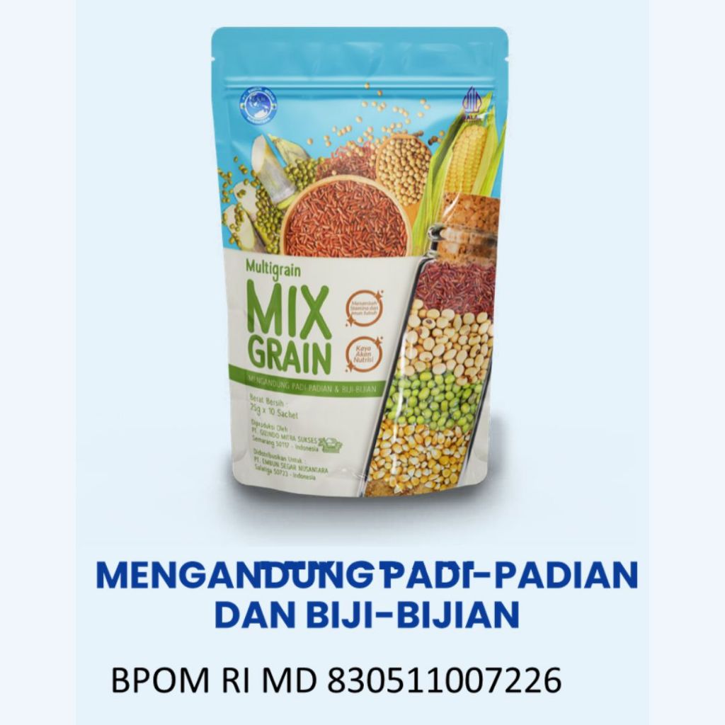 

Minuman Kesehatan Bernutrisi Tinggi Mix Grain dari Biji Bijian