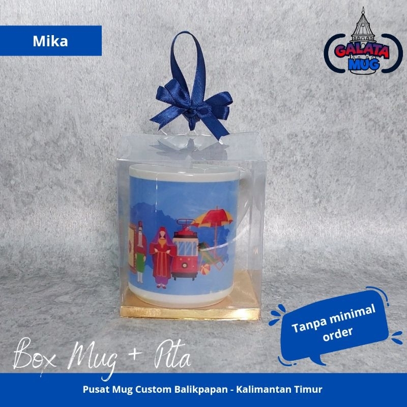 

Box mika + pita (hanya box tanpa mug)