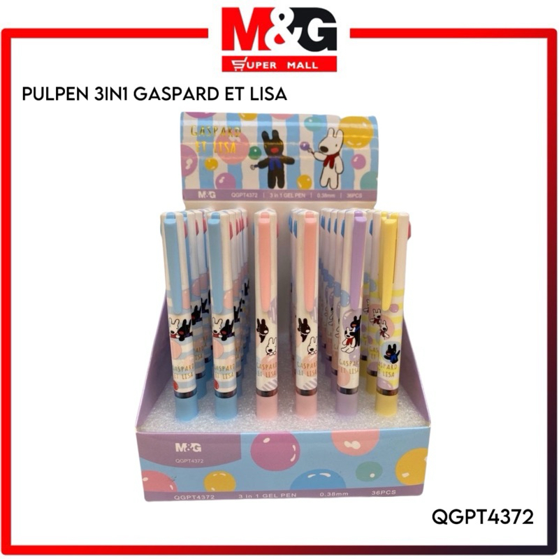 

M&G Pulpen Gel 3in1 ET LISA / Ballpoint 3in1 Gel ET LISA QGPT4372