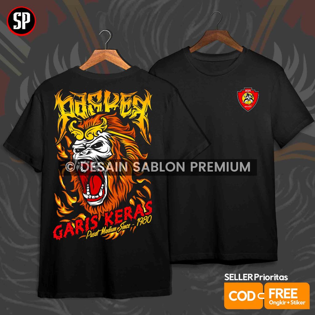 Kaos IKSPI Kera Sakti Terbaru PASKER LIAR Garis Keras / FREE STIKER / Distro 1980 IKS KS Galaks Gasa