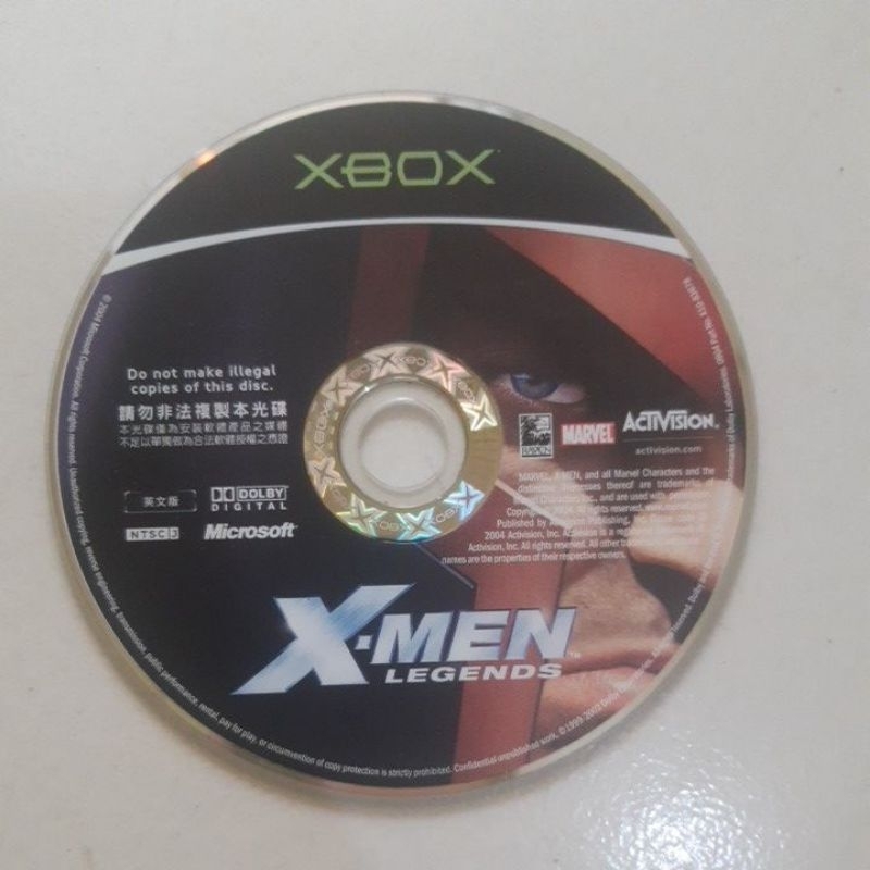 Dvd kaset game original X-MAN legends xbox classic atau xbox generasi pertama