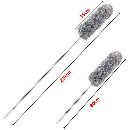 Kemoceng Teleskopik Microfiber/ Kemoceng Tongkat Lipat/ Kemoceng Panjang Microfiber