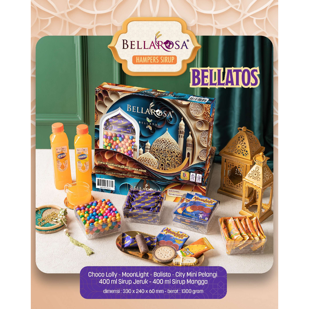 

Bellarosa Paket Bellatos Sirup Hampers Bingkisan Lebaran