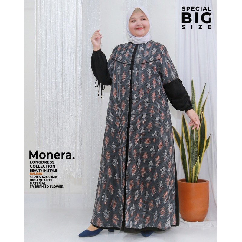 GAMIS Dres  JUMBO BY BALIMO MONERA ORIGINAL PREMIUM TERBARU 3d