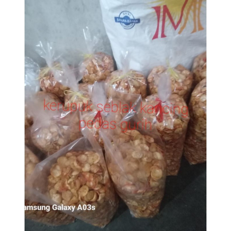 

kerupuk seblak gurih pedas berat 2 kg mantap