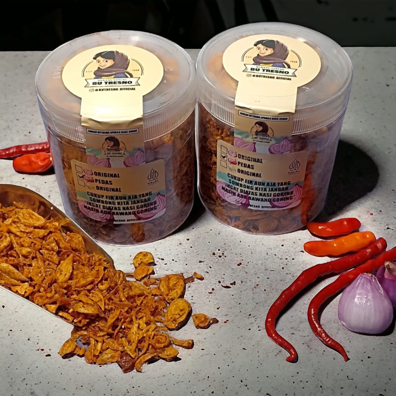 

BAWANG GORENG PEDAS 200GRAM || TANPA BAHAN PENGAWET || SUPER CRUNCHY || TANPA TEPUNG