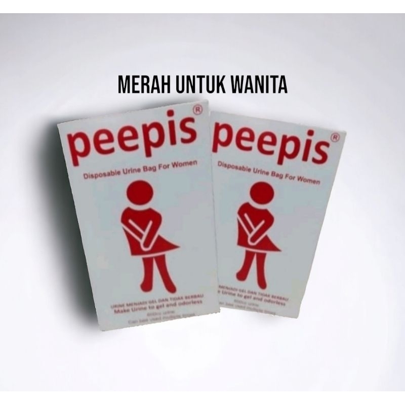 Peepis | Kantong Peepis | Kantong pipis | Kantong urin | Peepis Travel pack