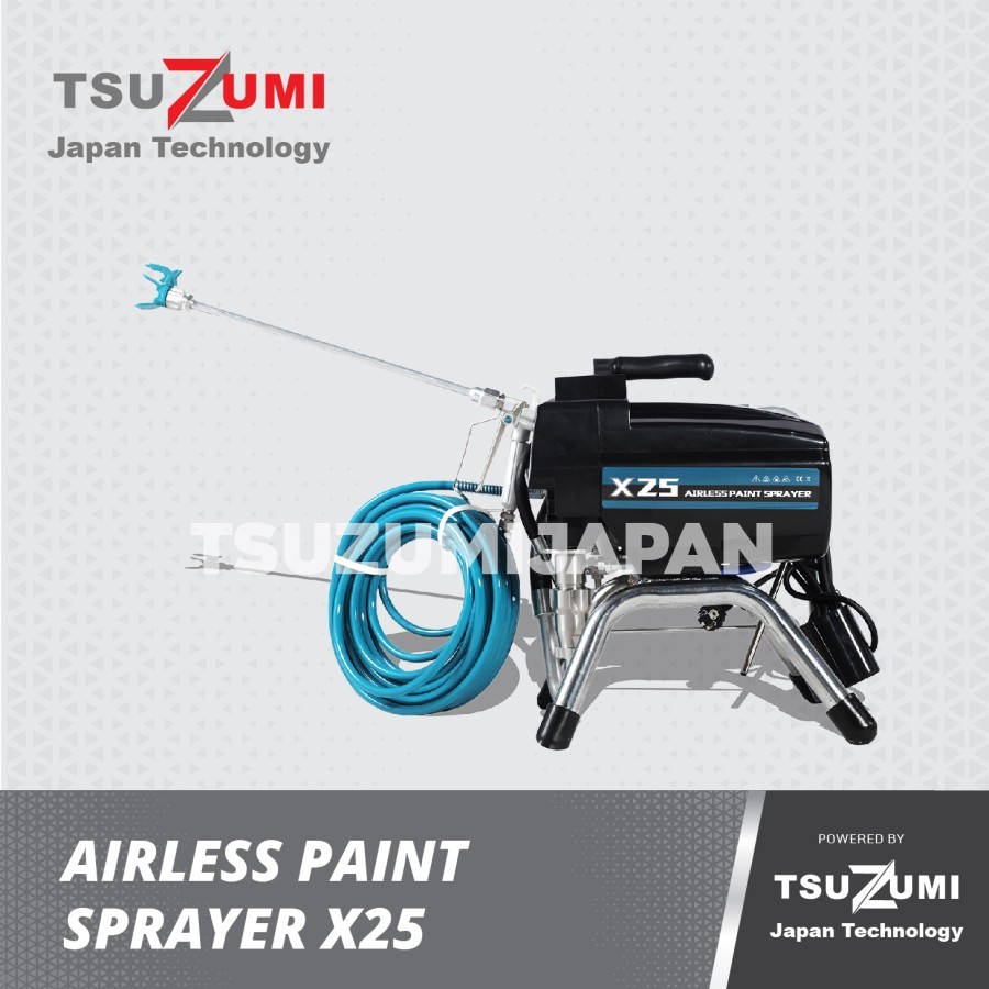 Mesin Semprot Cat Elektrik sprayer cat Electric Airless Paint Sprayer X25 Tsuzumi Japan