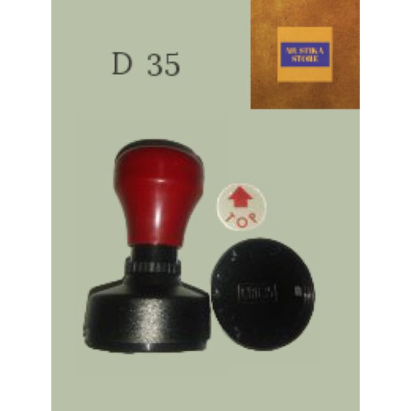 

Gagang stempel flash/warna bulat D35