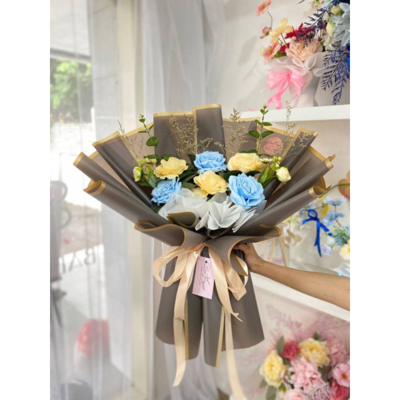 Buket Bunga JANNESA / Buket Bunga / Buket Bunga Palsu / Buket Makassar / Buket Murah Makassar