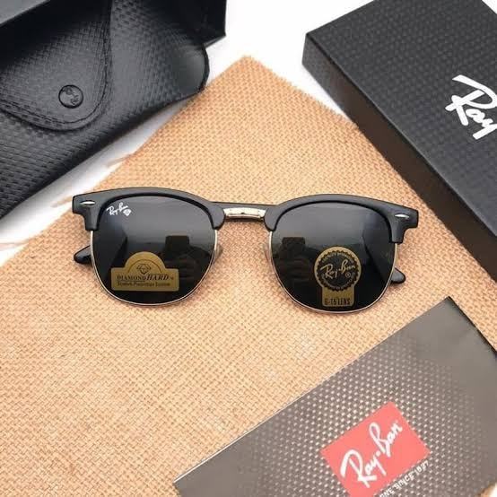 KACAMATA SPORT FASHION RB CLUBMASTER AKSESORIS TERBARU LENSA KACA ANTISILAU ANTIRADIASI PRIA & WANIT