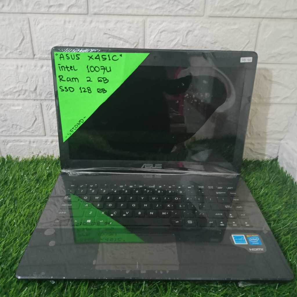 LAPTOP MURAH ASUS X451C INTEL 1007U RAM 2GB SSD 128GB 14INCH
