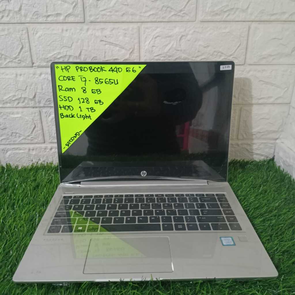 LAPTOP MURAH HP PROBOOK 440 G6 CORE I7-8565U RAM 8GB SSD 128GB HDD 1TB 14INCH