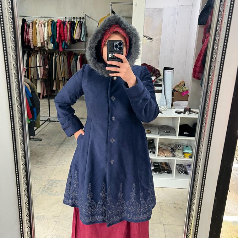 coat wool axes femme