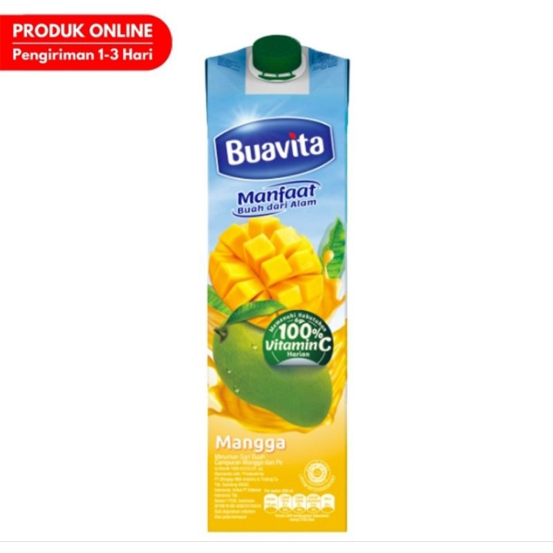 

Buavita Jus Buah Asli Mangga 1 L