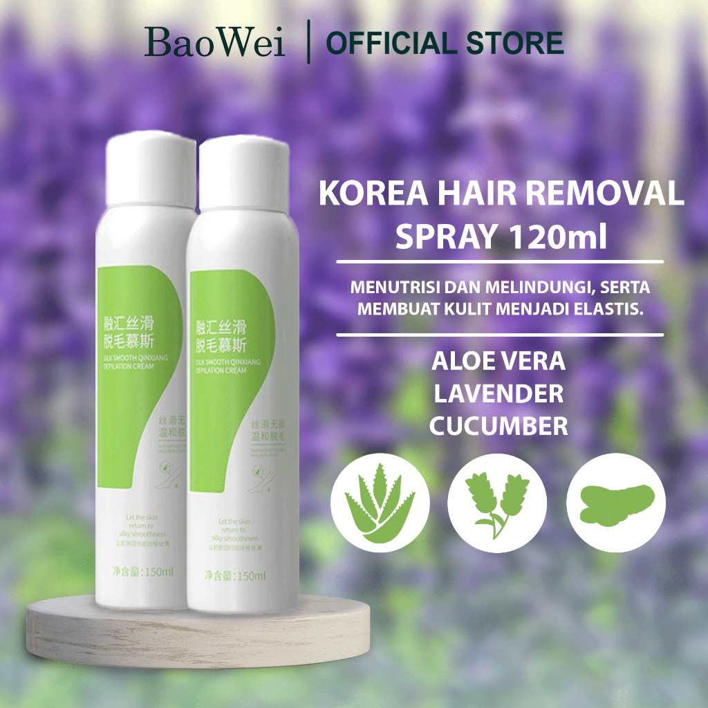 【ORIGINAL】KOREA ASLI Hair removal cream Hair removal spray Pencukur bulu ketiak penghilang bulu perm