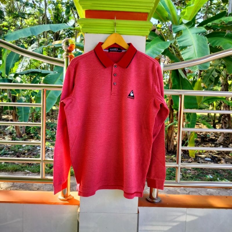 Long Sleeve / Polo Shirt / Second / Vintage / Le Coq Sportif