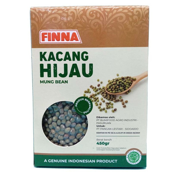 

Finna Kacang Hijau Mung Bean 450gr