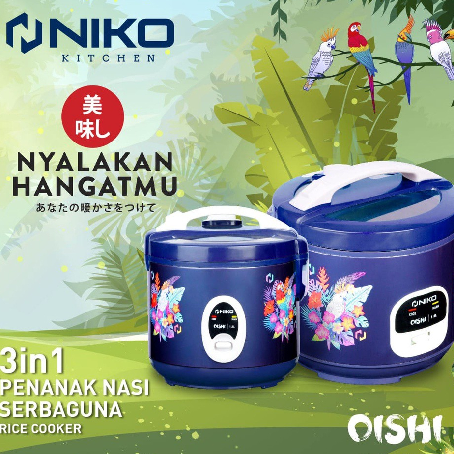 Magicom / Rice Cooker Niko 1.2 Liter Amazon/Gohan/Oishi