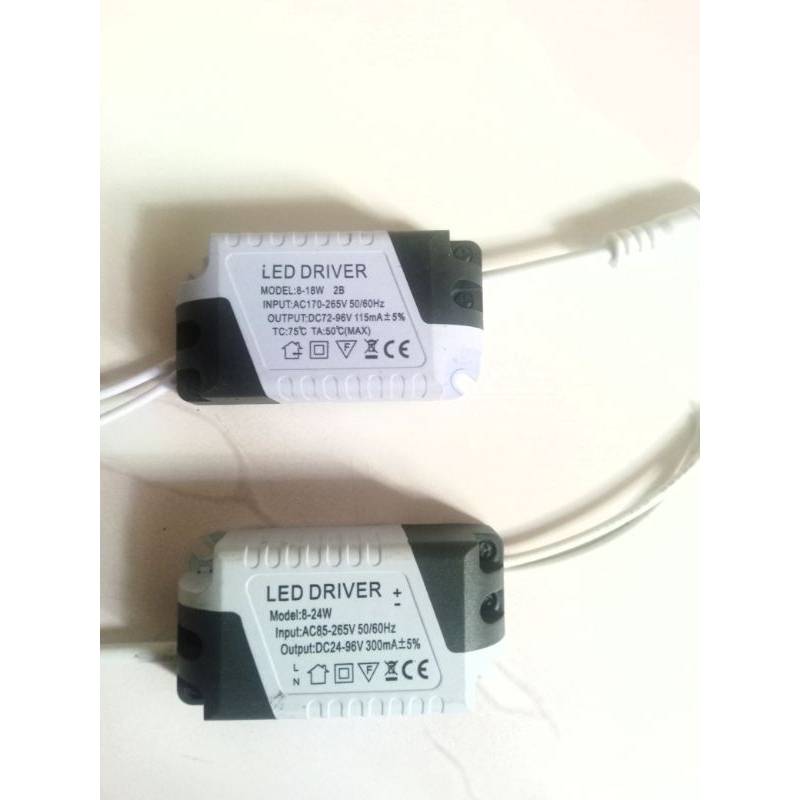 Led Driver Adaptor Lampu strip Panel downlight 8 - 18 watt/ 8 - 24 watt Power Supply led downlight