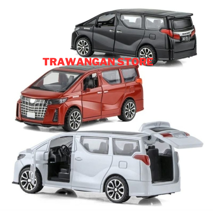 MINIATUR ALPHARD / MAINAN MOBIL REPLIKA