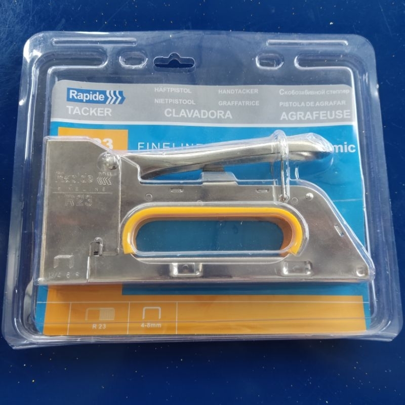 

Rapide R-23 Staple FINELINE Ergenomic | Stepler Tembak | Stepler Kayu