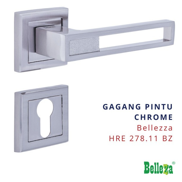 BELLEZA LEVER HANDLE/SLOT/GAGANG PINTU STAINLESS STEEL BELLEZZA HRE.278.11