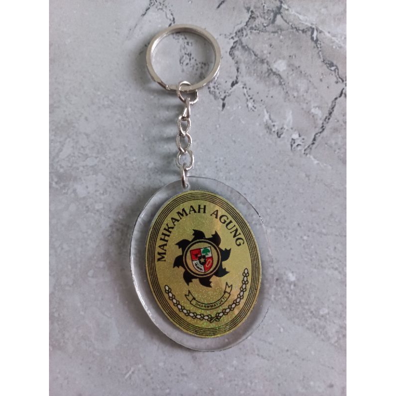 GANTUNGAN KUNCI ACRYLIC MAHKAMAH AGUNG & HAKIM