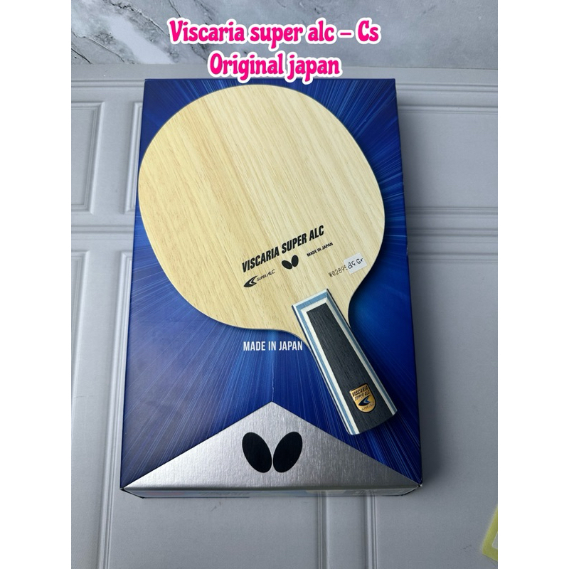 NEW KAYU BET BAT BLADE TENIS MEJA PINGPONG BUTTERFLY VISCARIA SUPER ALC - CS