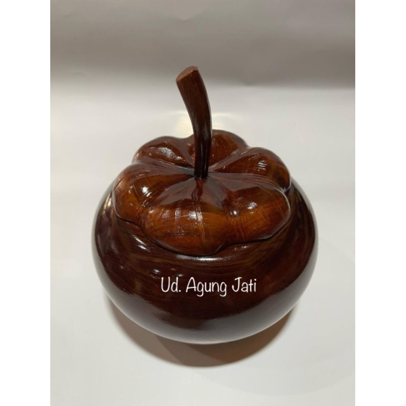 TOPLES MANGGIS DARI KAYU JATI / TOPLES PERMEN / TOPLES KAYU JATI / TEMPAT PERMEN